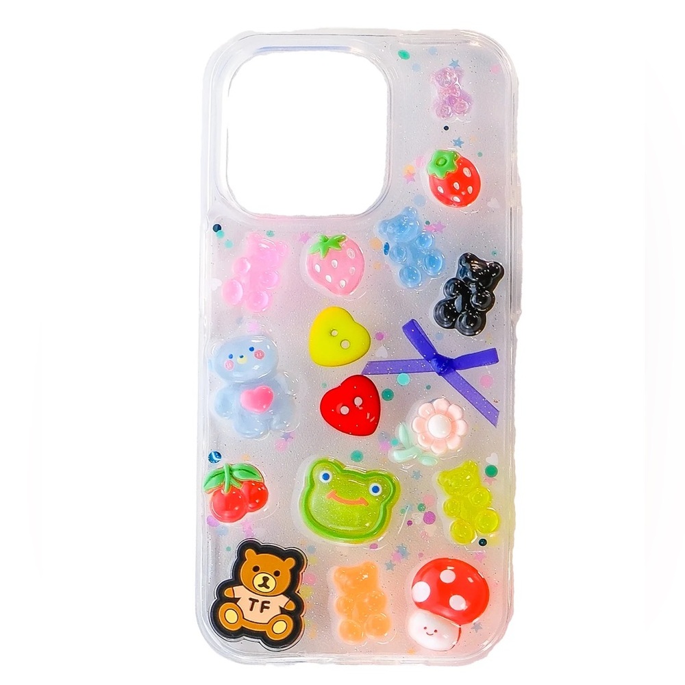 BRAND NEW Teddy Fresh Charm Phone Case - iPhone 15 Pro Max